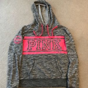 Pink half zip hoddie
